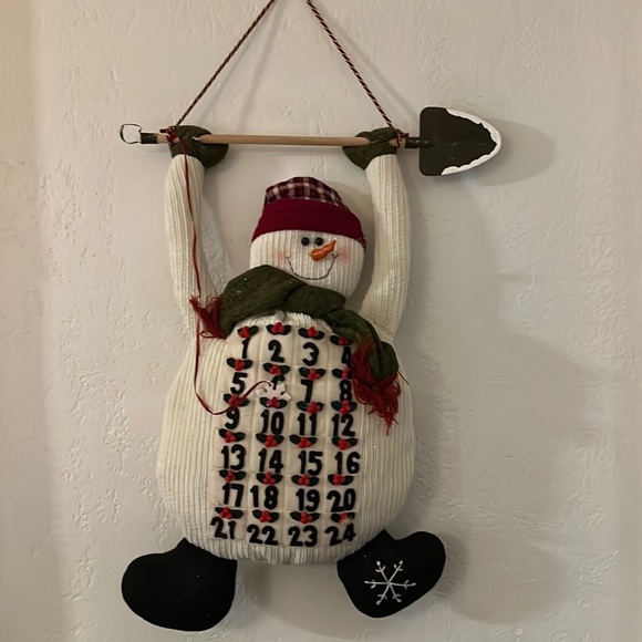 Countdown to Christmas snowman wall decor - Picture 1 of 3